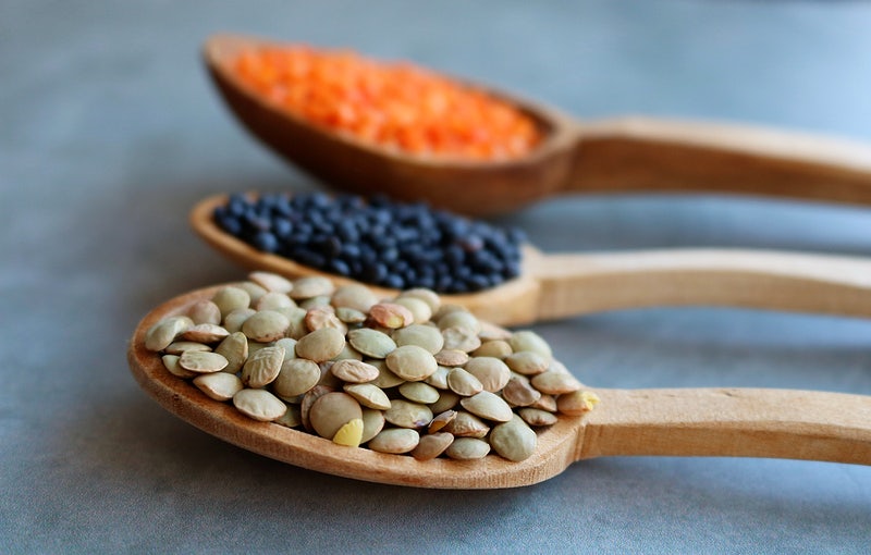 Lentils - one of the fibre-rich foods