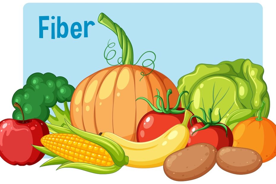 Image containing fibre-rich foods